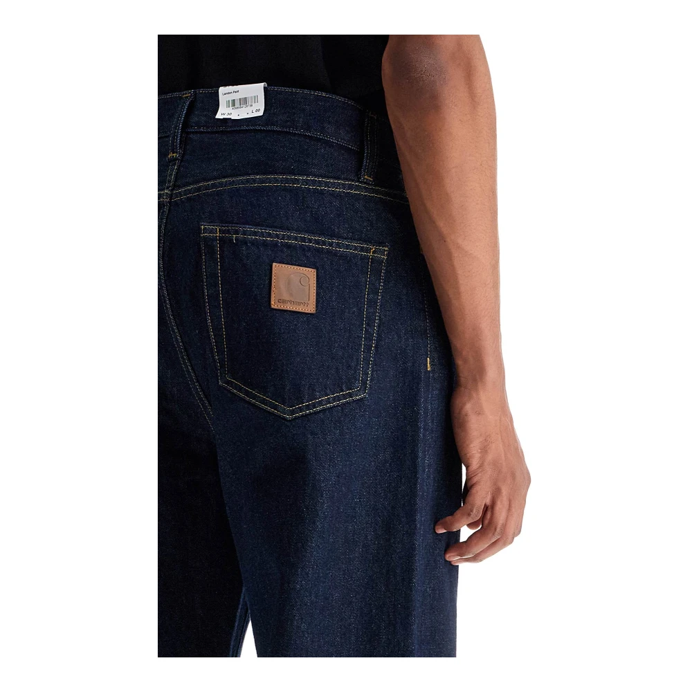 Carhartt WIP Losse Fit Landon Jeans Blue Heren