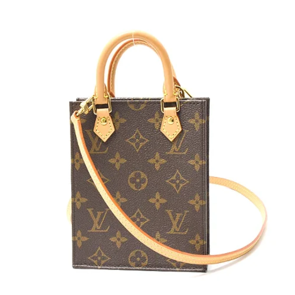 Louis Vuitton Vintage Pre-owned Canvas handbags Brown Dames