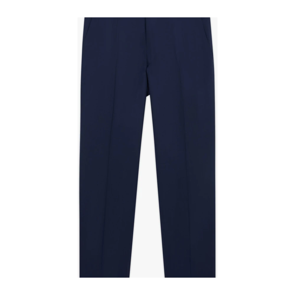 Brooks Brothers Navy Stretch Virgin Wool Pants Blue Heren