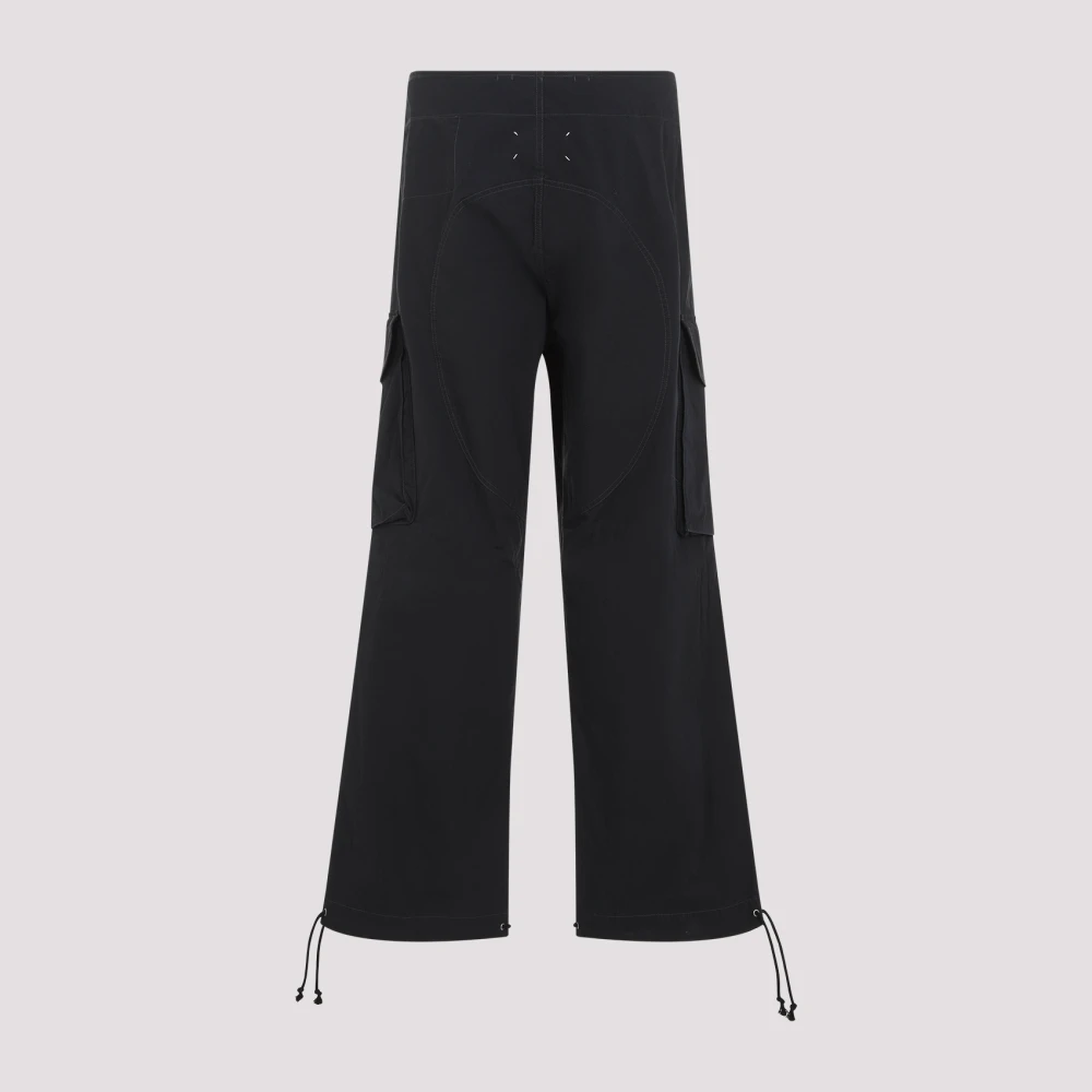 Maison Margiela Zwarte stijlvolle herenbroek Black Heren