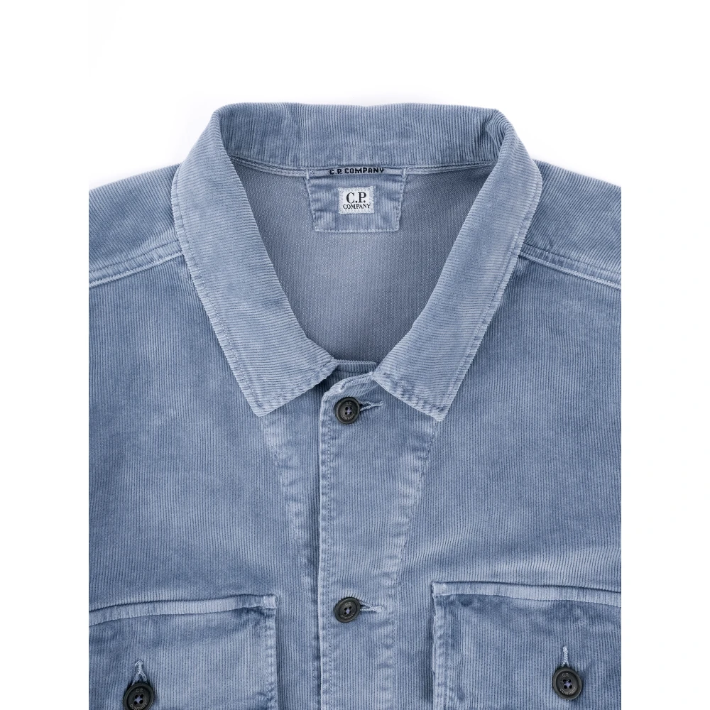 C.P. Company Vintage Corduroy Overshirt Blue Heren
