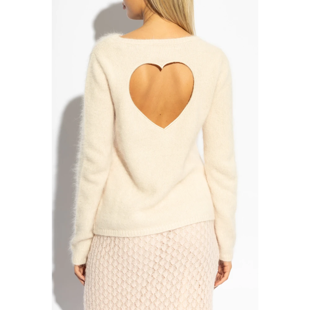 Blumarine Wollen trui Beige Dames