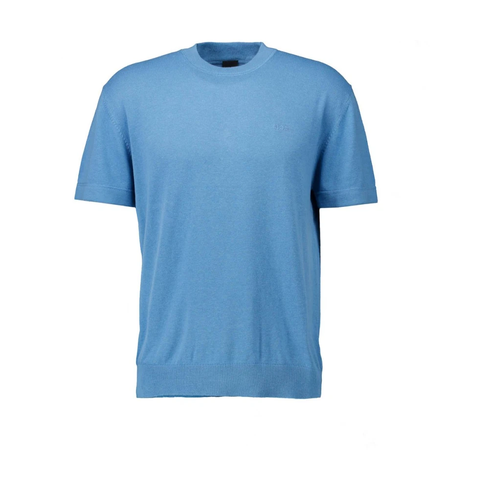 Boss Orange T-Shirt Kruccio Blauw Blue Heren
