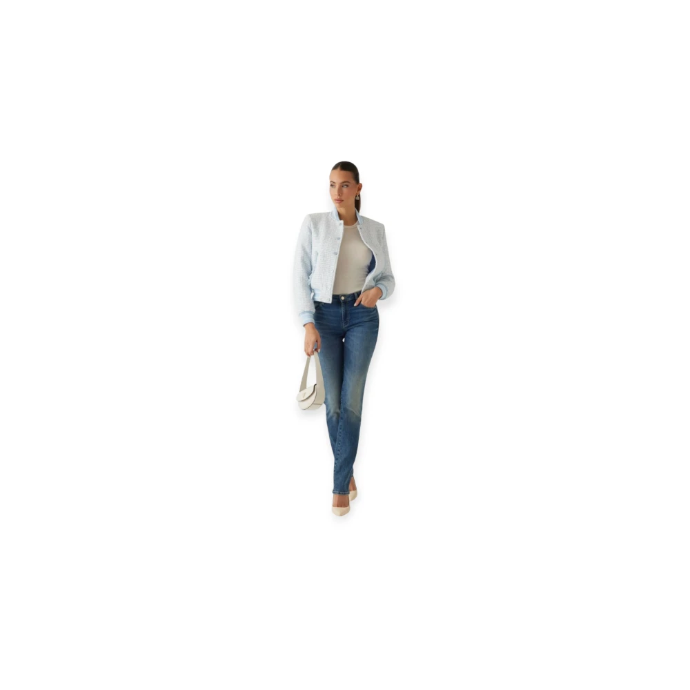 Guess Katoenen Jeans Blue Dames