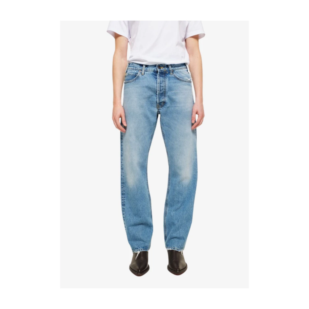 Cycle Vintage Wide Straight Jeans Blue Heren