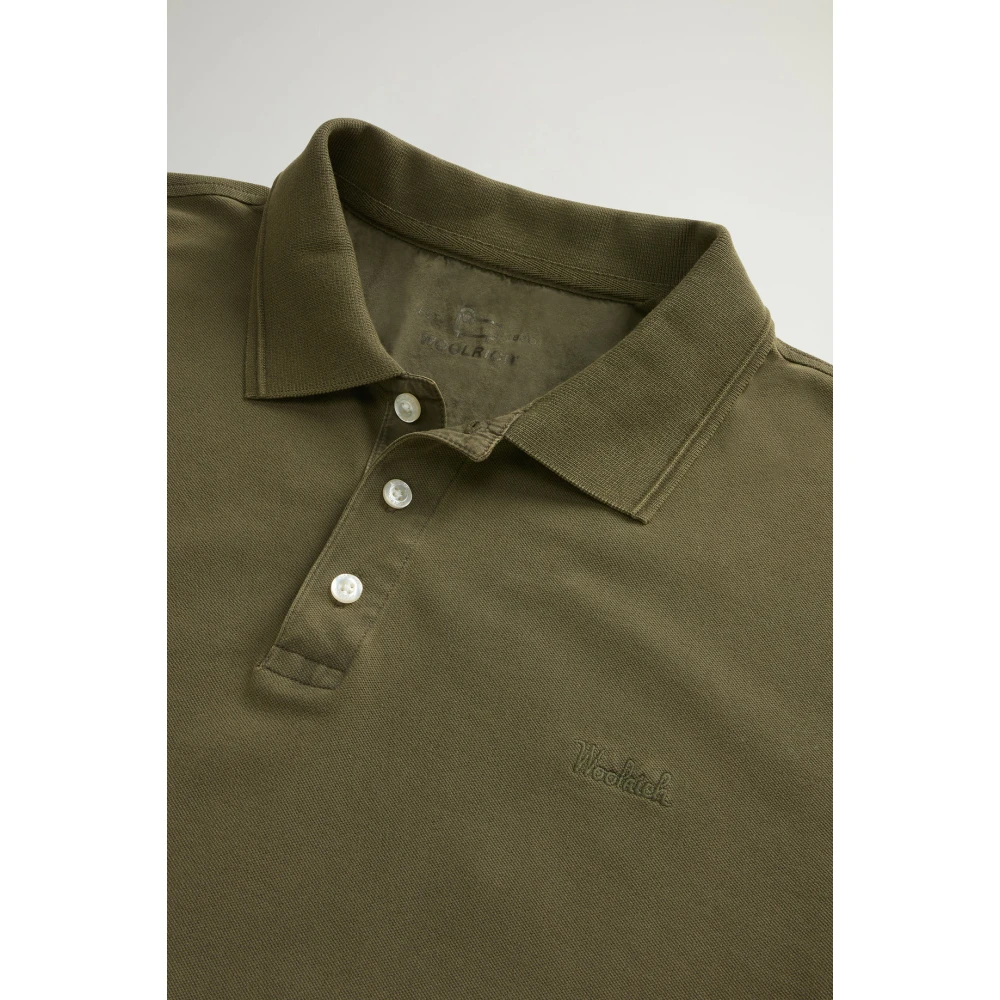 Woolrich Klassieke Polo voor de Zomer Green Heren
