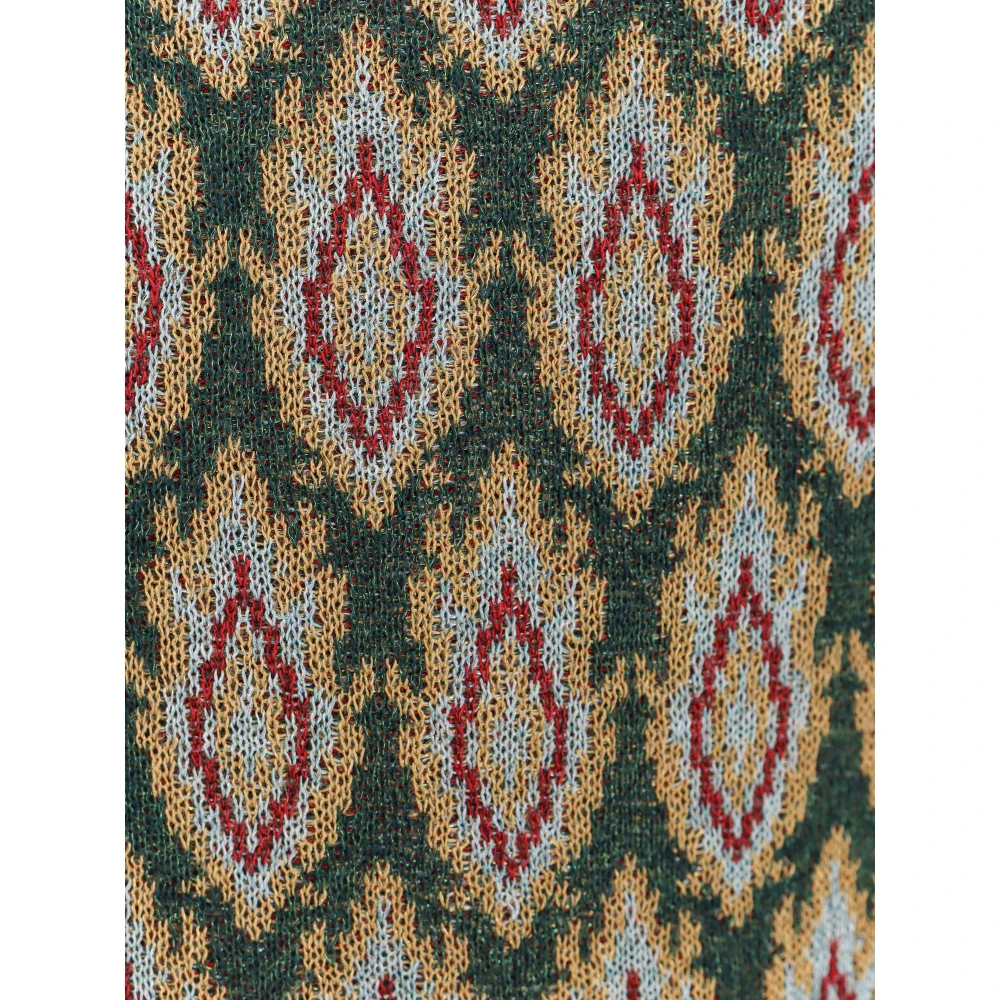 ETRO Multicolor Wrap Rok Intarsia Flare Multicolor Dames