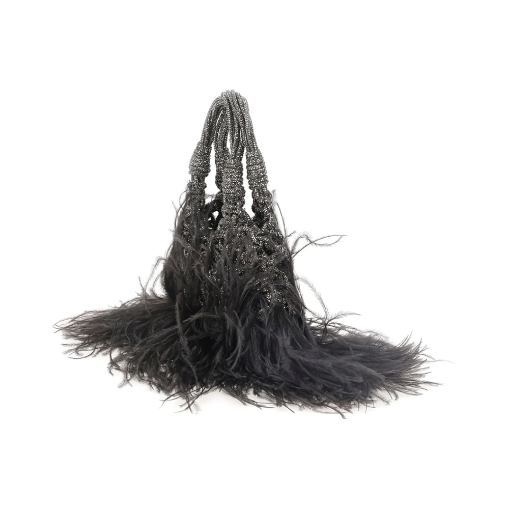 Hibourama Mini Plumes Stijlvolle Collectie Black Dames