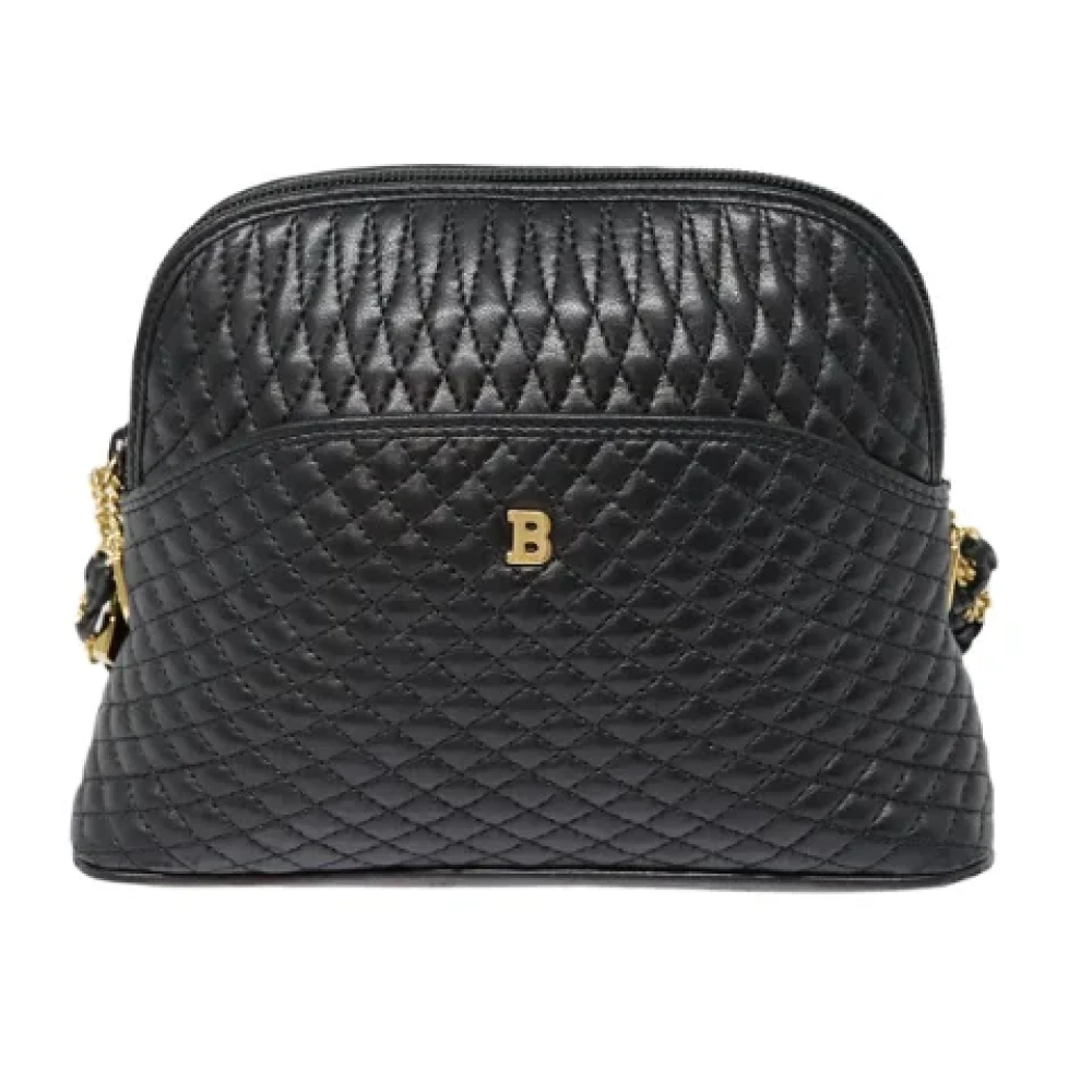 Bally Pre-owned Leather shoulder-bags Black Dames