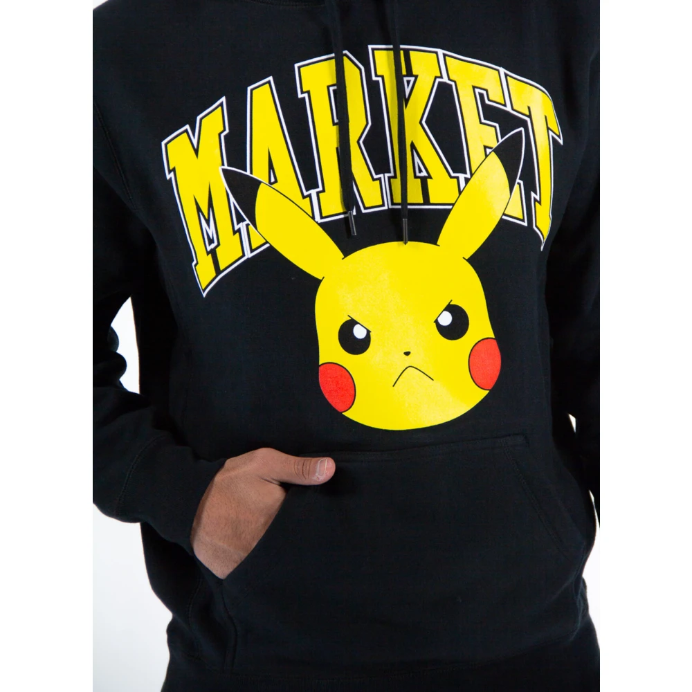 Market Hoodies Black Heren