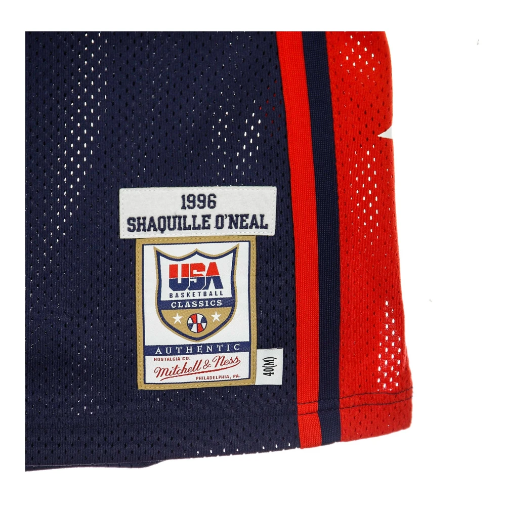 Mitchell & Ness Vintage Basketbal Tanktop Shaquille O'neal Blue Heren