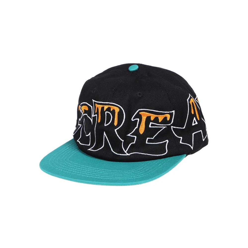 Icecream Baseballpet met platte klep Black Heren