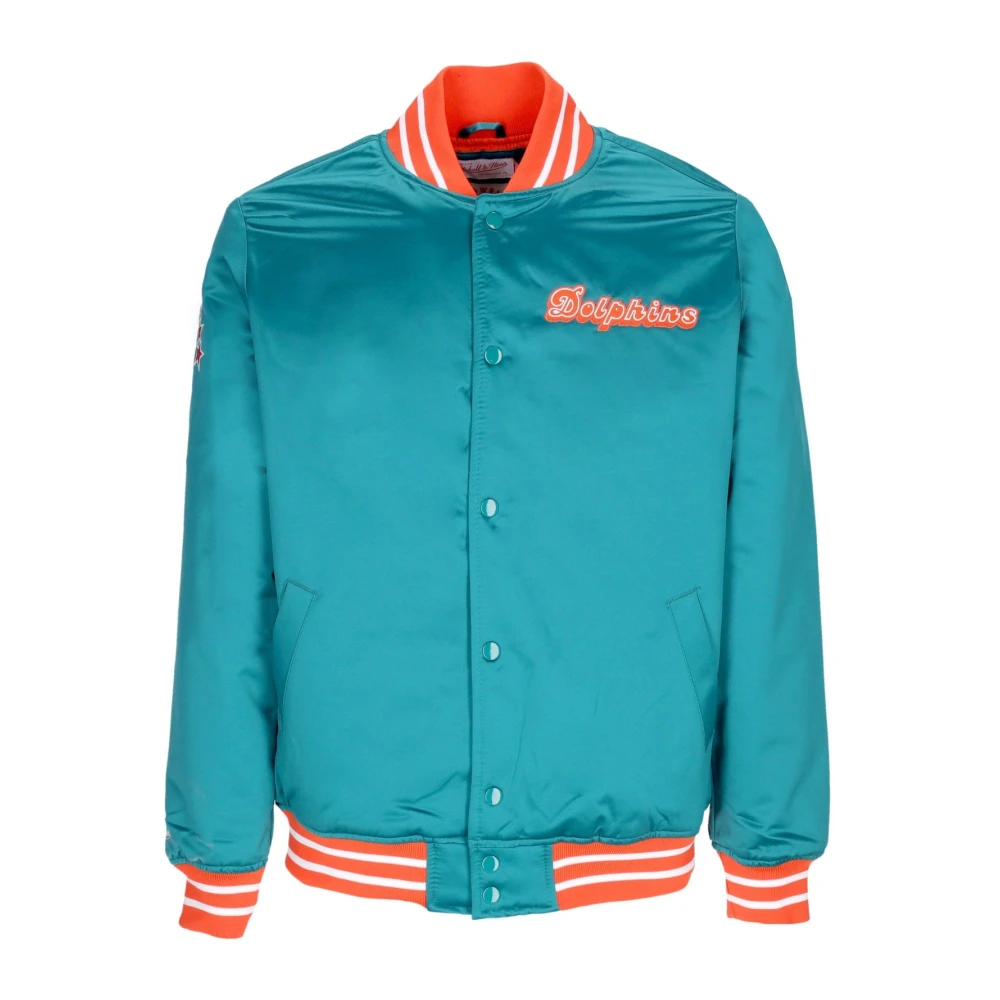 Mitchell & Ness NFL Miami Dolphins Bomberjack Blue Heren