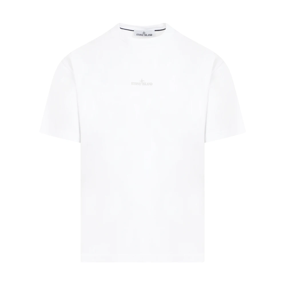 Stone Island Wit V0001 T-Shirt White Heren
