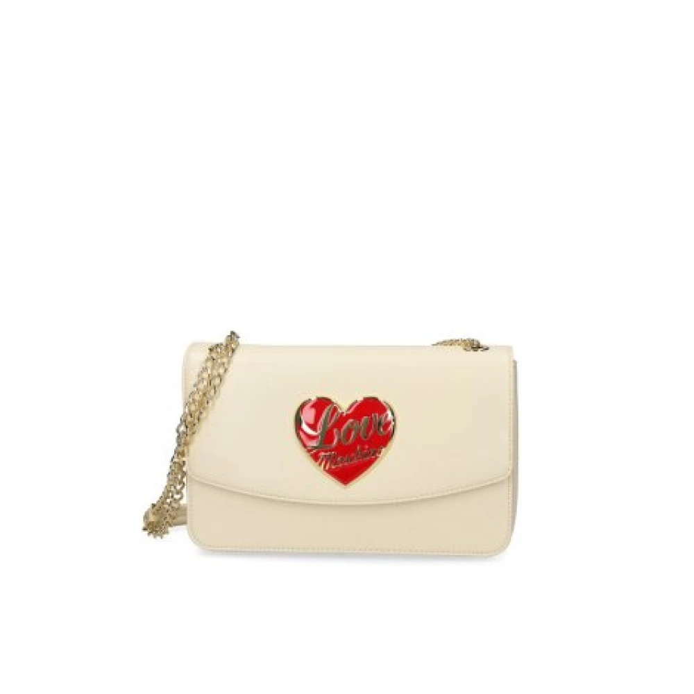 Love Moschino Vrouw Beige Tassen Dames, One Size, Schoudertas