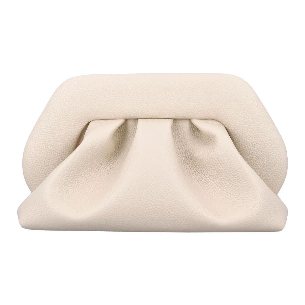 THEMOIRè Vegan Shell Handtas met Magnetische Sluiting Beige Dames