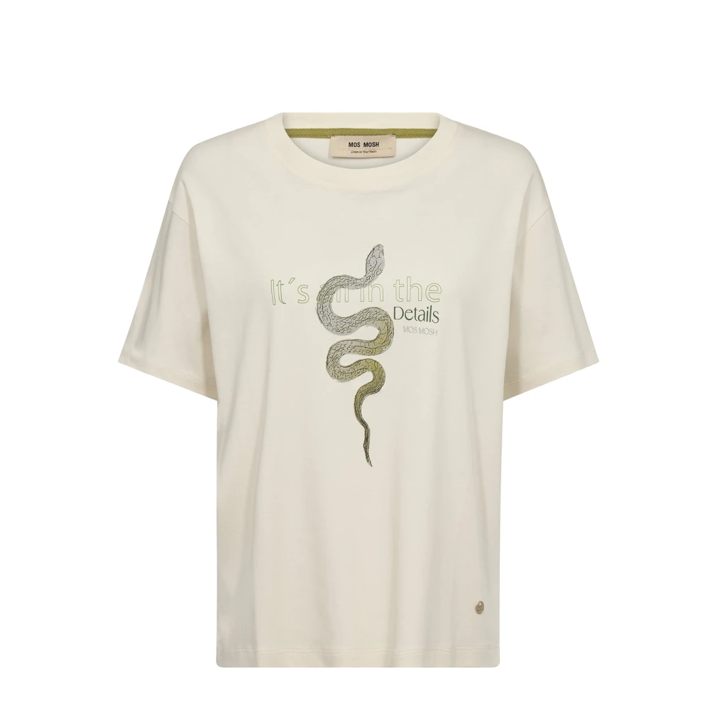 Mos Mosh Women's Beige T-Shirts, S, T-Shirts