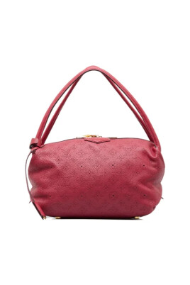 Torebka Torba Czerwona LV Louis Vuitton Logowana Shopper Bag w