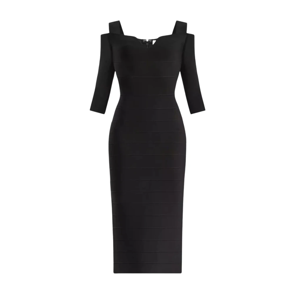 Herve Leger Day Dresses Black Dames