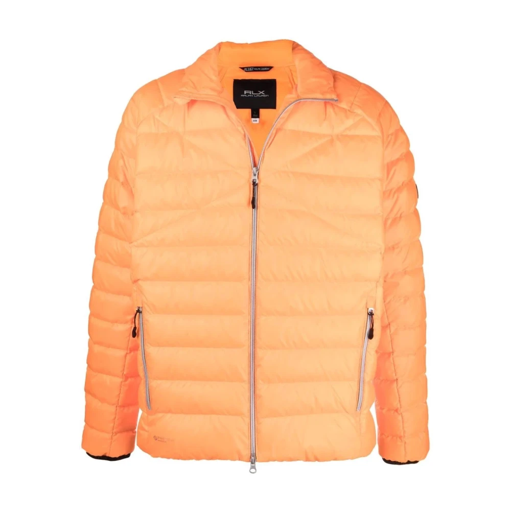 Ralph Lauren Men's Orange Winter Jackets, S, Insulated Bomber Jacket