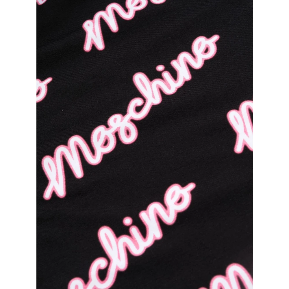 Moschino Logo Print T-shirts en Polos Multicolor Dames