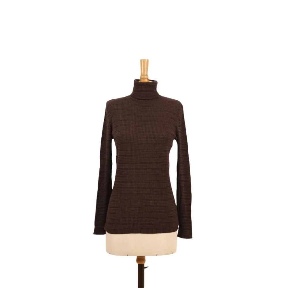 Missoni Pre-owned Cotton outerwear Brown Dames