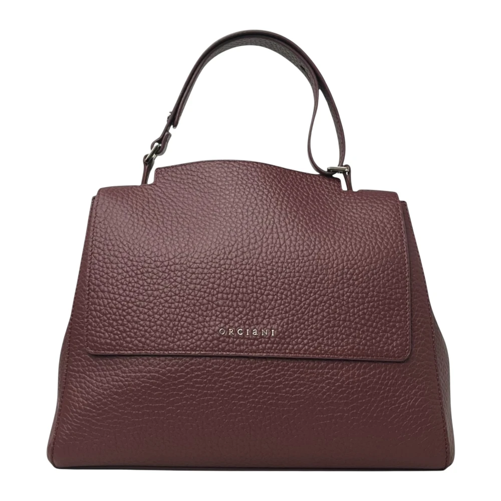 Orciani Women's Brown Soft Leather Shoulder Bag Sveva