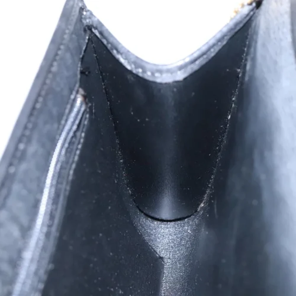 Dior Vintage Pre-owned Canvas shoulder-bags Black Dames