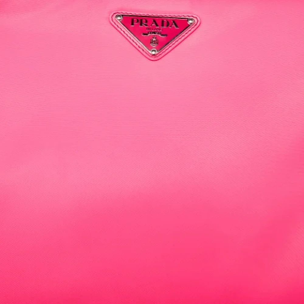 Prada Vintage Pre-owned Nylon prada-bags Pink Dames