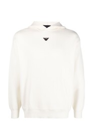 Logo-Broderet Sweater Hættetrøje