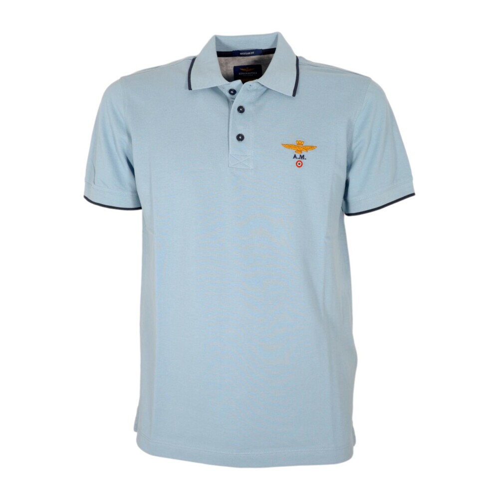 AERONAUTICA MILITARE Polo Uomo Basica In Cotone Manica Corta