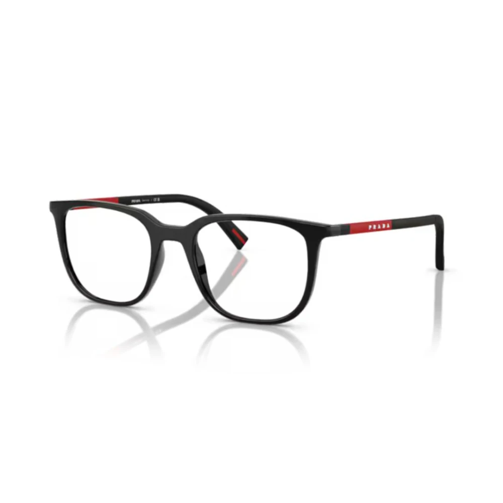 Prada Stijlvolle zonnebril voor mannen Black Unisex