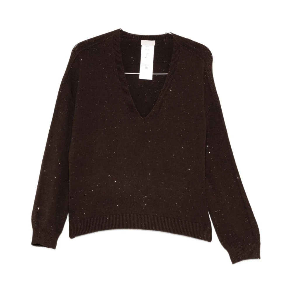 Knitwear > V-neck Knitwear - - Liu Jo - Modalova