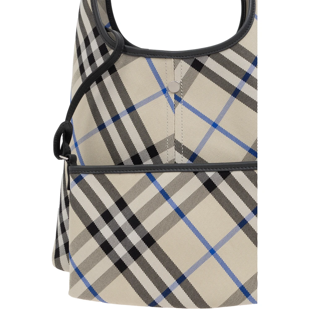 Burberry Schoudertas Gebreid Klein Gray Dames