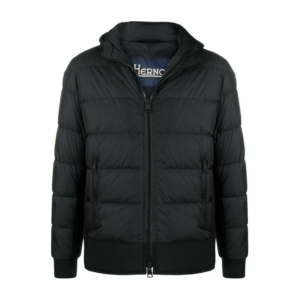 Herno Gewatteerde Scuba Jacket Black Heren