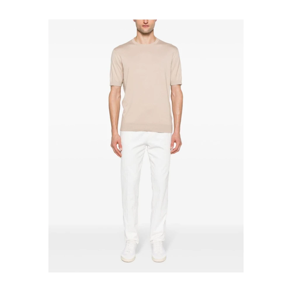 Ermenegildo Zegna Stijlvol N03 Maglia Shirt Beige Heren