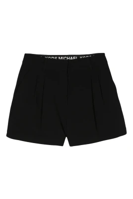 Pleated Crepe Shorts