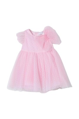 polka-dot-mesh-dress-for-girls