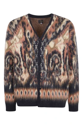 Mohair Paisley Cardigan