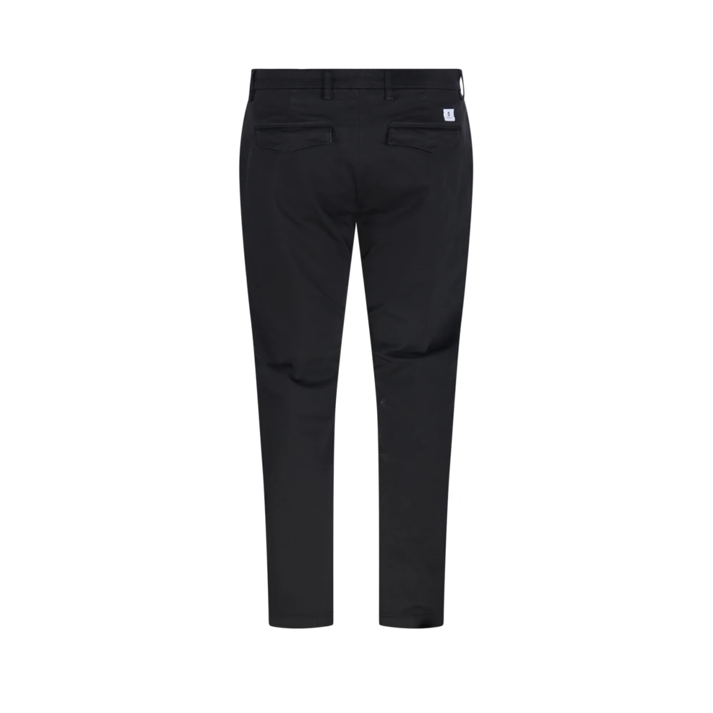 Department Five Zwarte Chinos Crop Broek Black Heren
