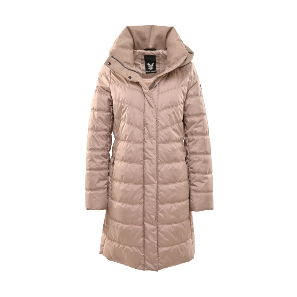 Fuchs Schmitt Gewatteerde Thermofleece Korte Jas Beige Dames