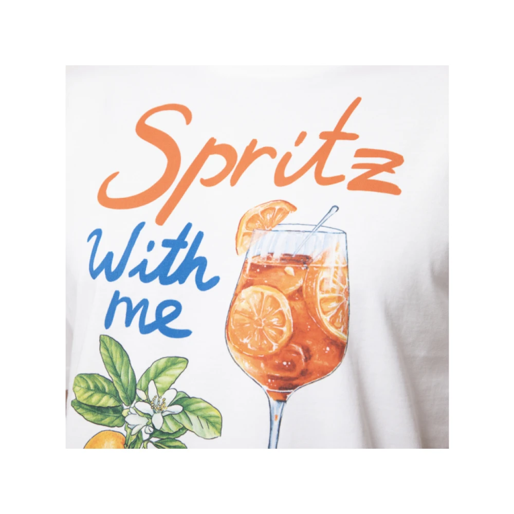MC2 Saint Barth Spritz With Me T-shirt motieven White Heren