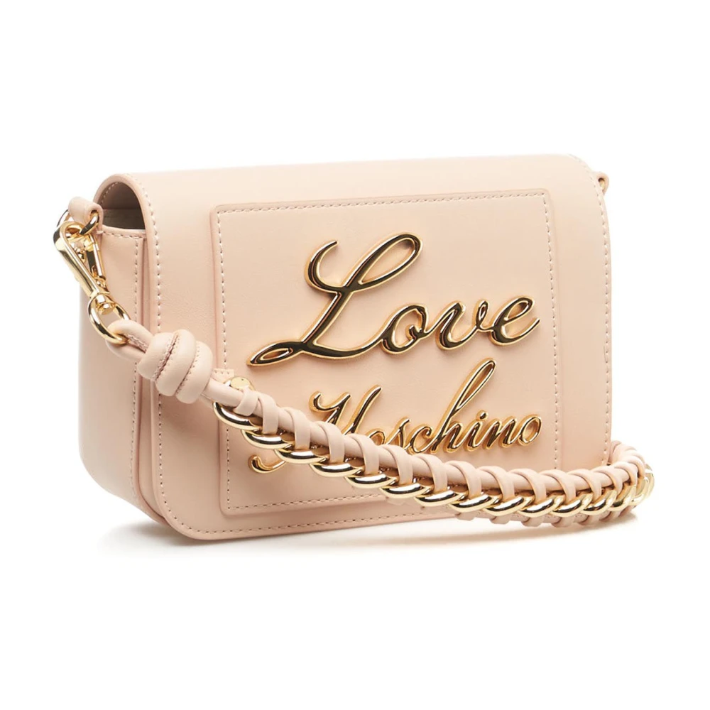 Love Moschino Logo Mini Schoudertas Pink Dames