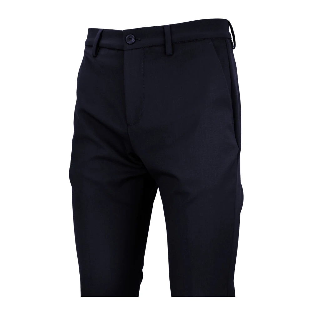 Cruna Heren knoop rits broek Blue Heren