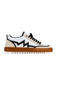 Beige Heartbeat Sneakers 25D