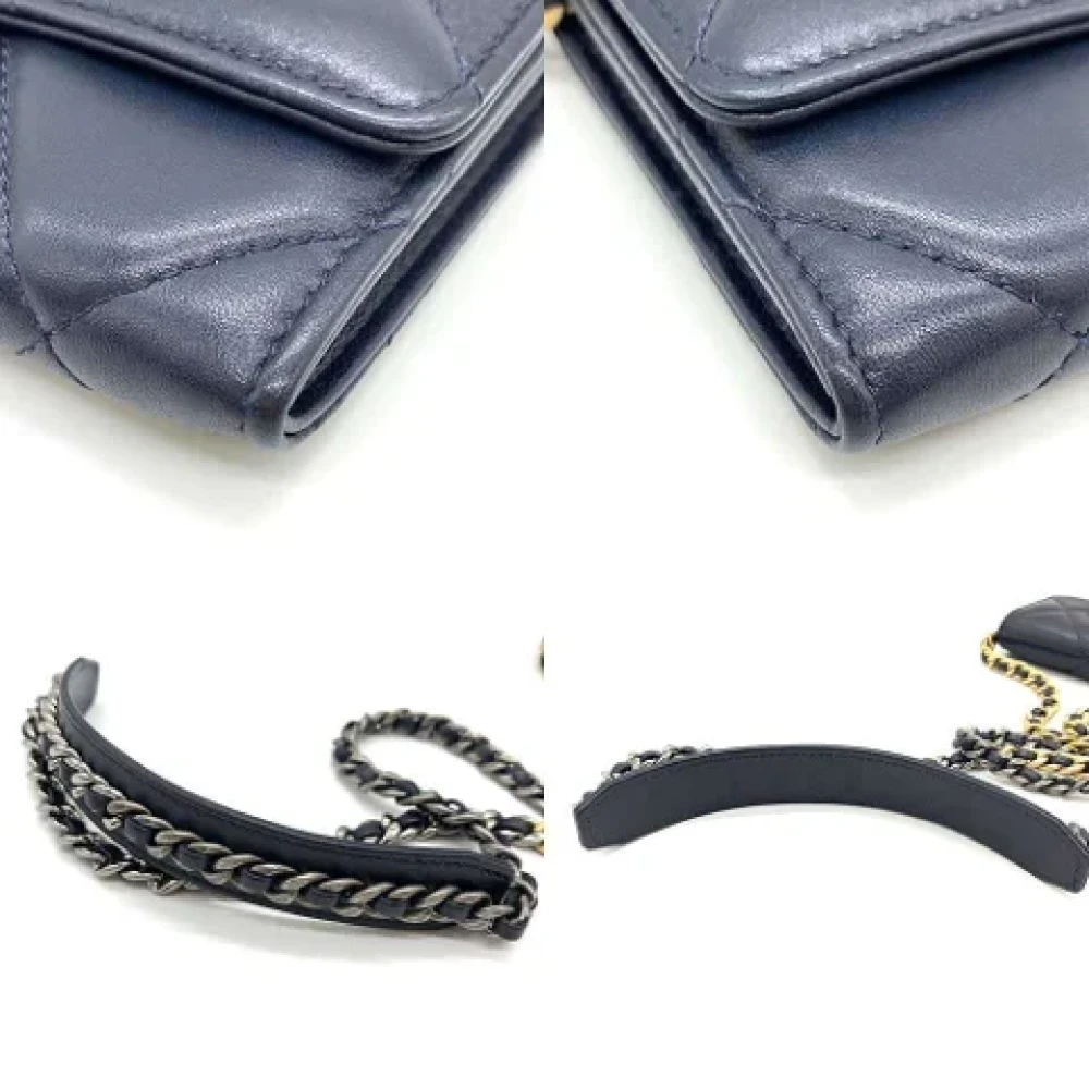Chanel Vintage Pre-owned Fabric chanel-bags Blue Dames