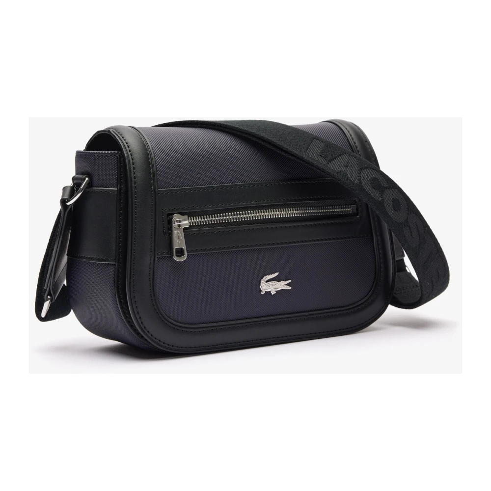 Lacoste Stijlvolle Crossbody Tas in Rood Blauw Blue Dames