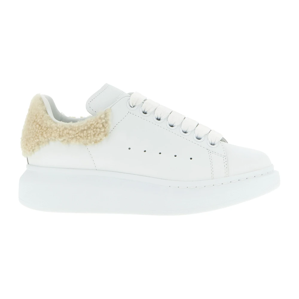 Alexander Mcqueen Women's White Sneakers, 2 1/2 Uk, Larry Trainers