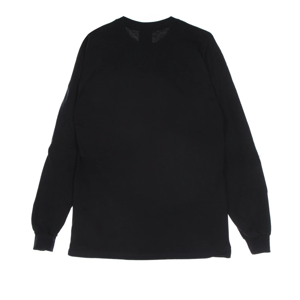 Thrasher Zwarte longsleeve ronde hals T-shirt Black Heren