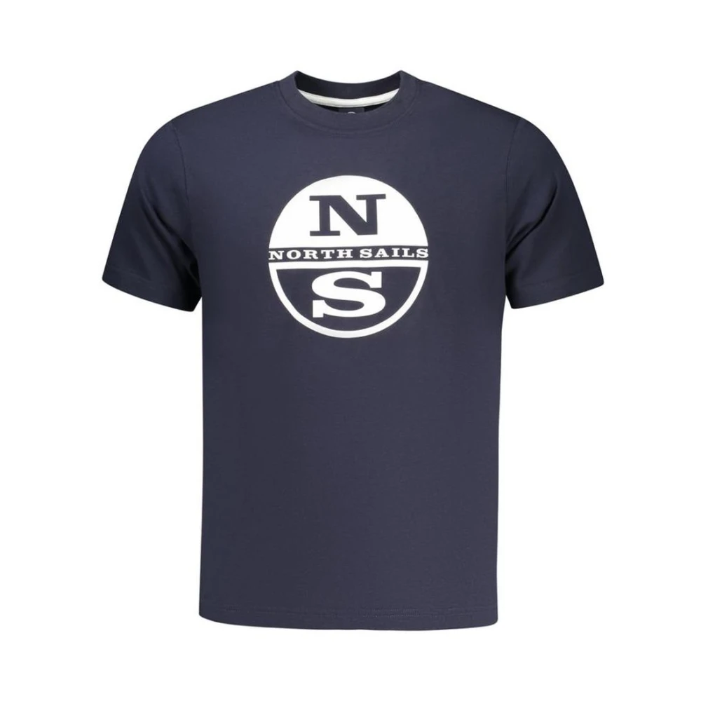 North Sails Men's Blue T-Shirts, 2XL, Cotton Crew Neck T-Shirt